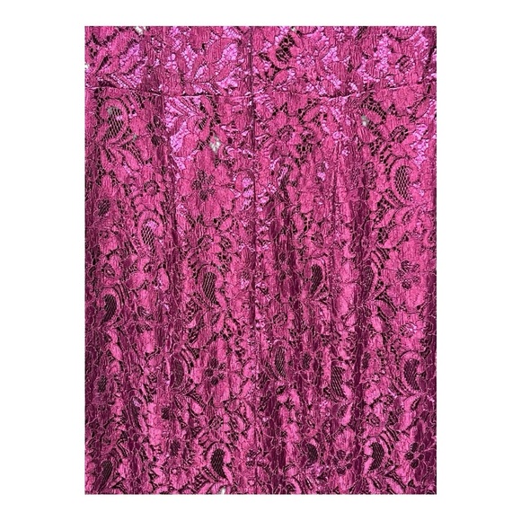 JJ’s House Floor-Length Gown Purple Floral Lace Mother of the Bride Dress 10 - Picture 10 of 13